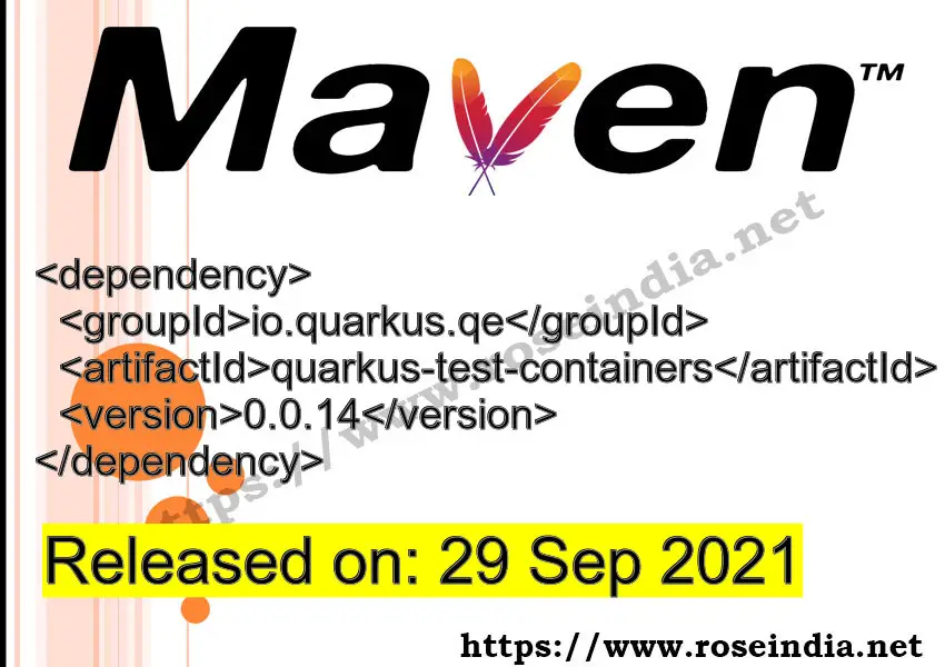 Maven Dependency release