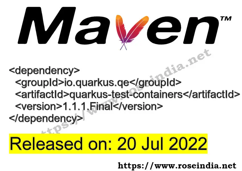 Maven Dependency release