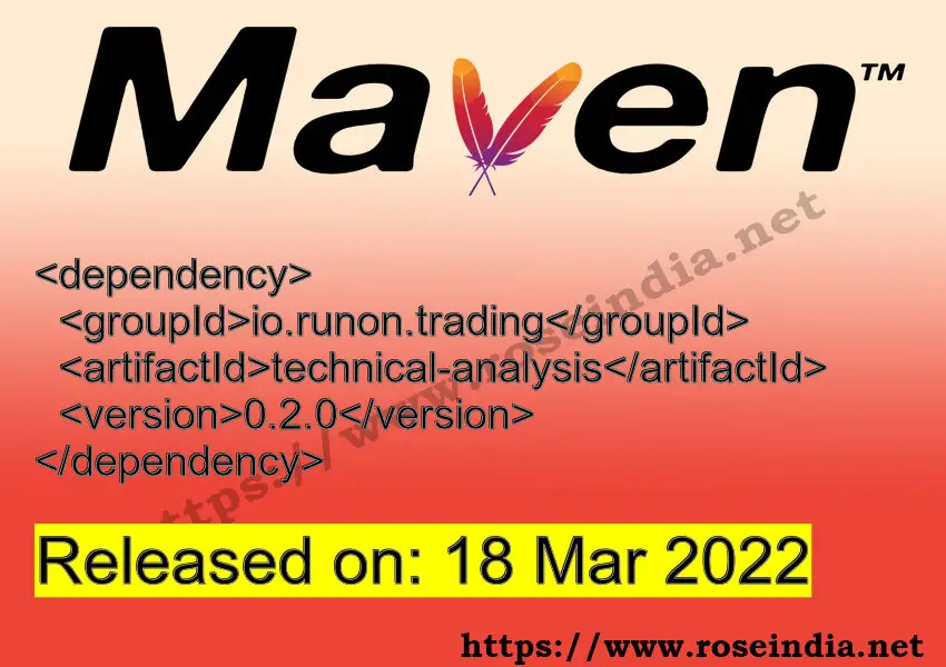 Maven Dependency release