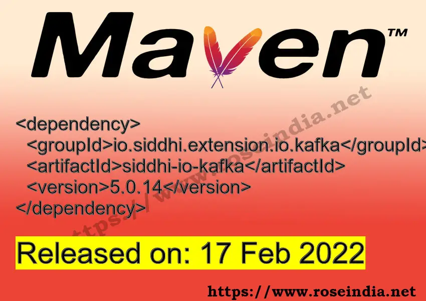 Maven Dependency release