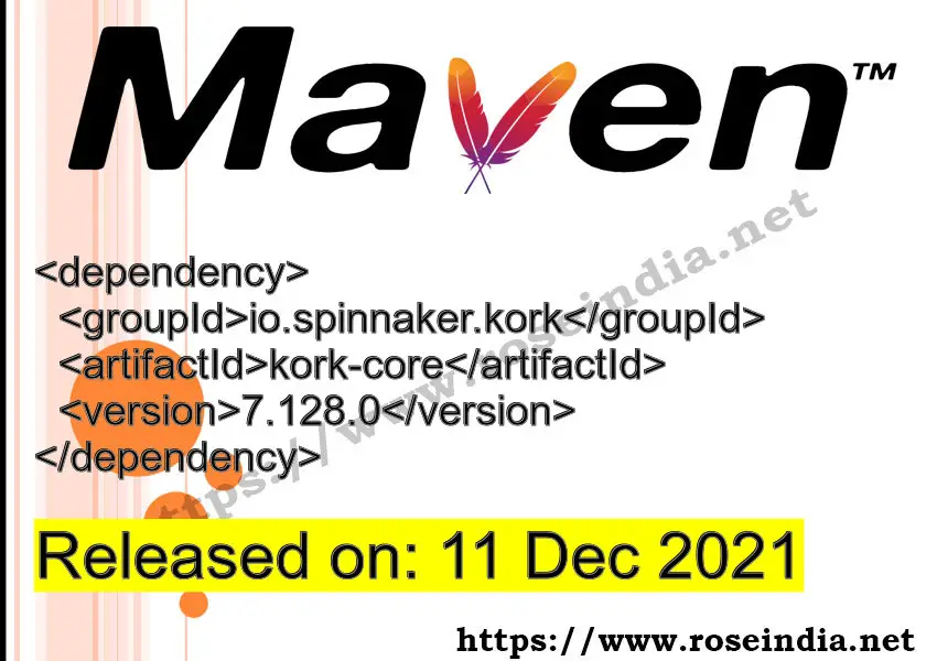 Maven Dependency release