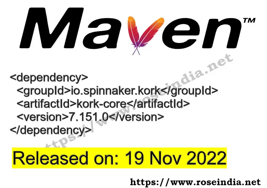 Maven Dependency release