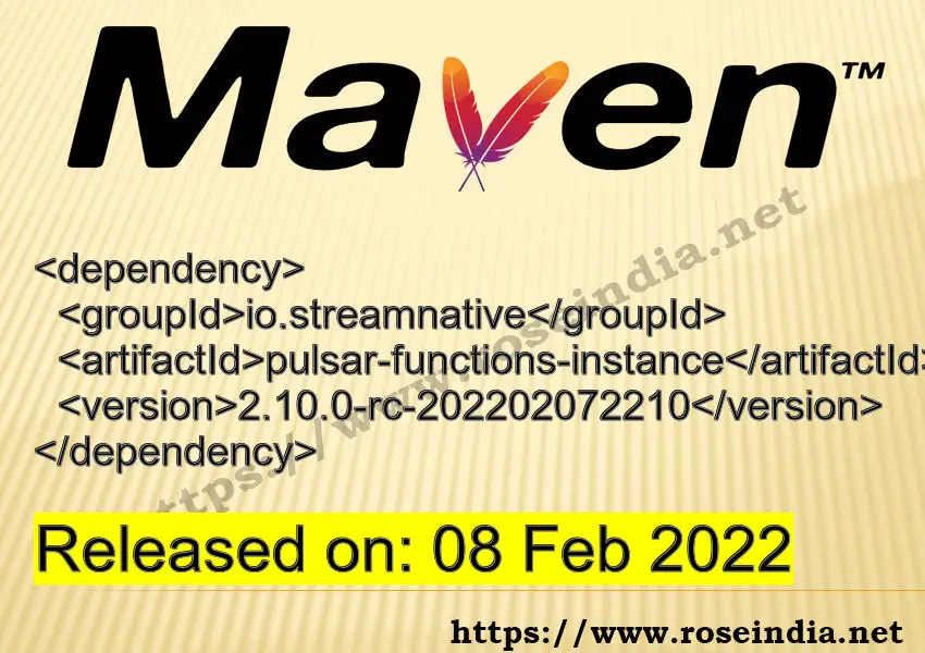 Maven Dependency release