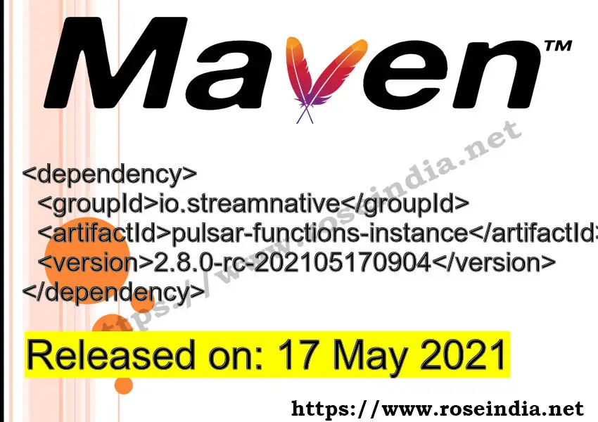 Maven Dependency release