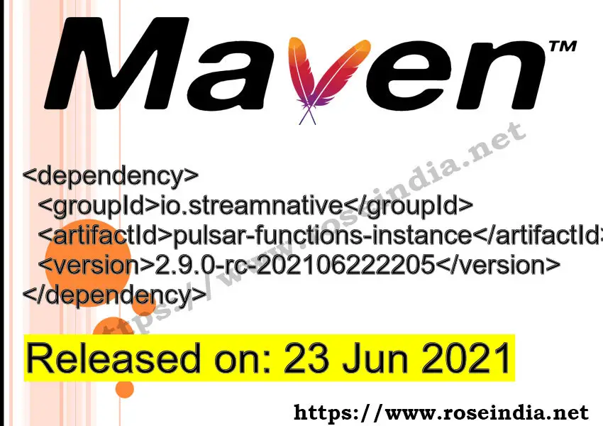 Maven Dependency release