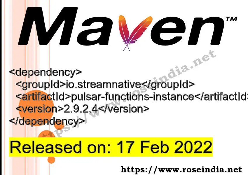 Maven Dependency release