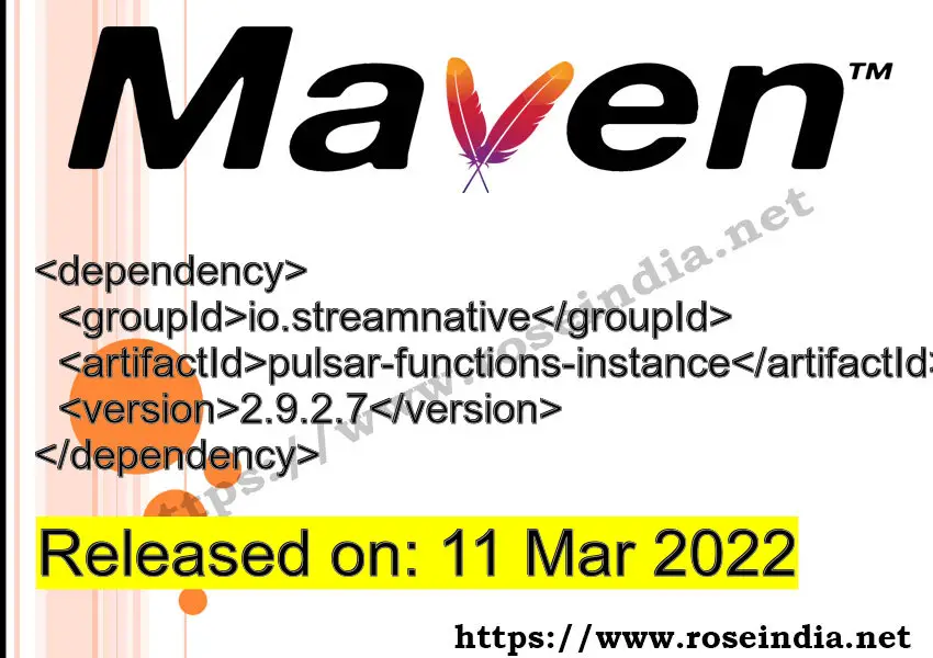 Maven Dependency release