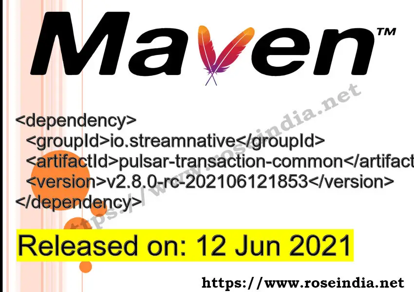 Maven Dependency release