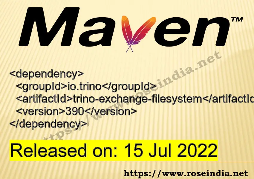 Maven Dependency release