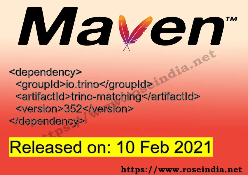 Maven Dependency release