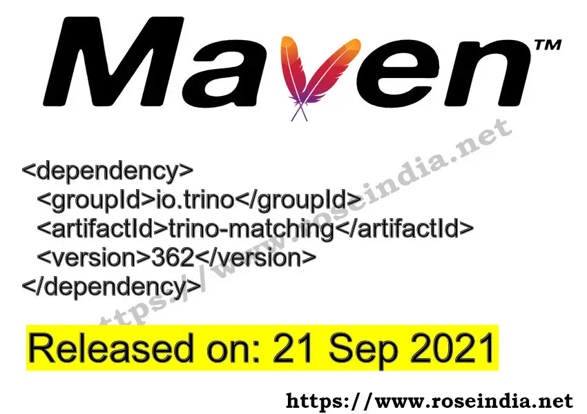 Maven Dependency release