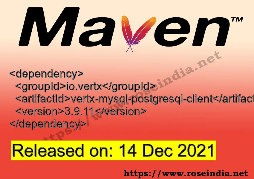 Maven Dependency release