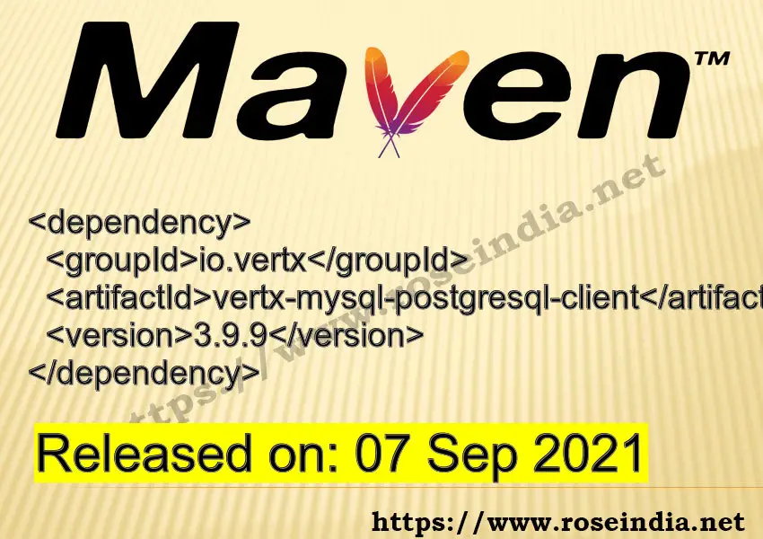 Maven Dependency release