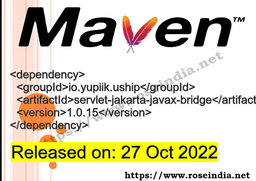 Maven Dependency release