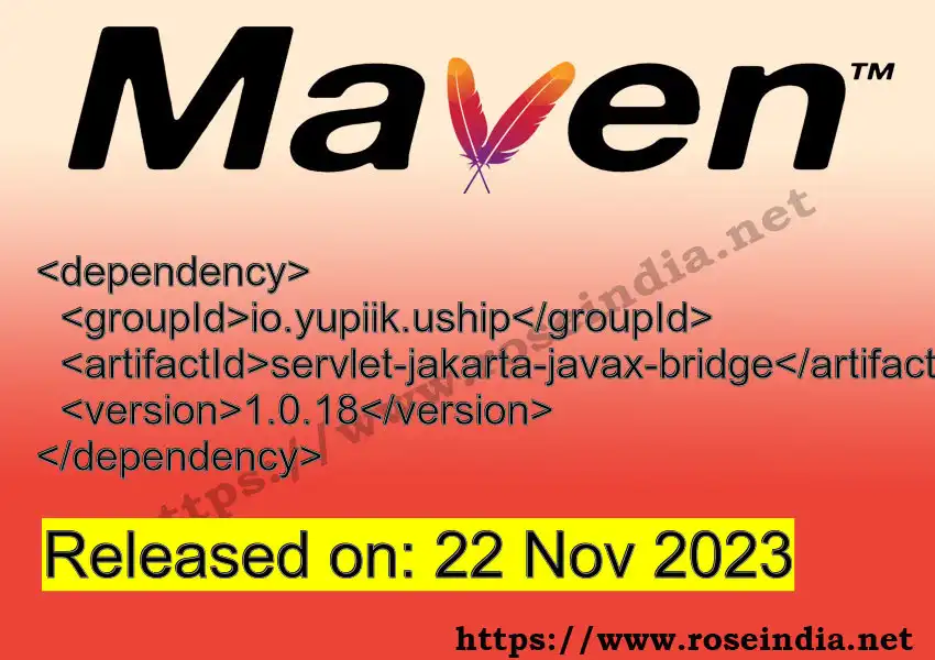 Maven dependency for  GROUP_ID - ARTIFACT_ID version VERSION_ID is released. Learn to use  ARTIFACT_ID version VERSION_ID in Maven based Java projects