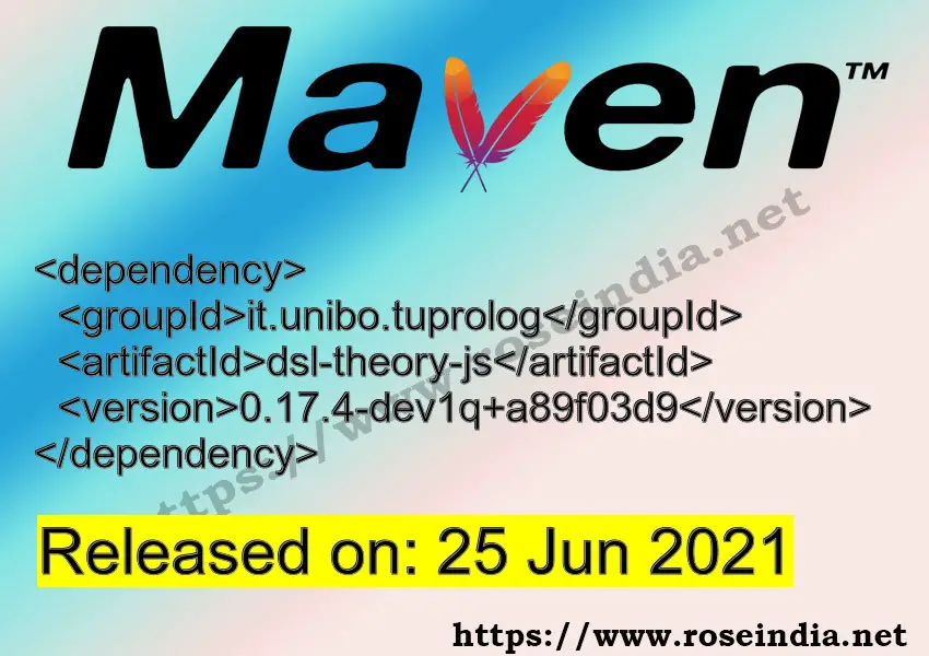 Maven Dependency release