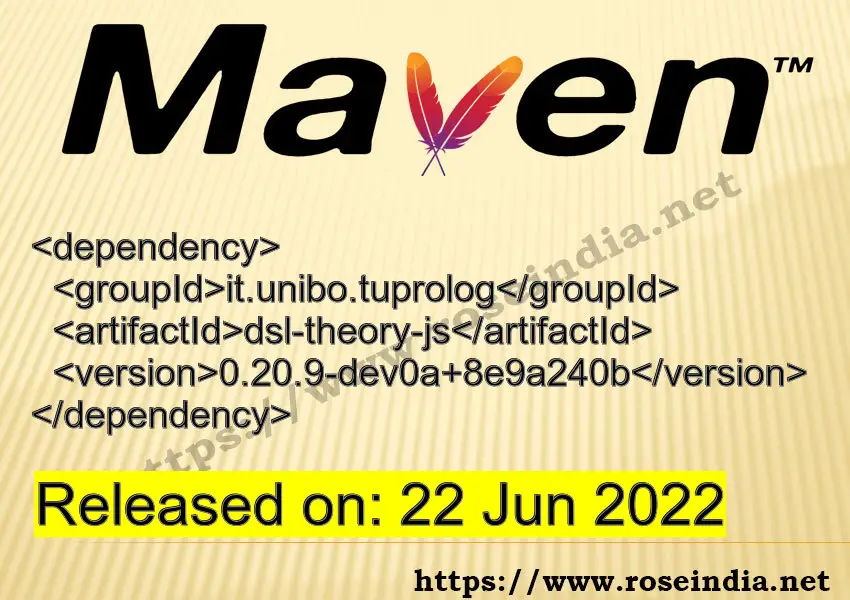 Maven Dependency release