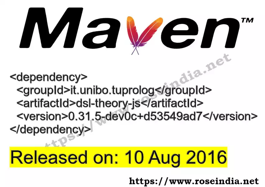 Maven dependency for  GROUP_ID - ARTIFACT_ID version VERSION_ID is released. Learn to use  ARTIFACT_ID version VERSION_ID in Maven based Java projects