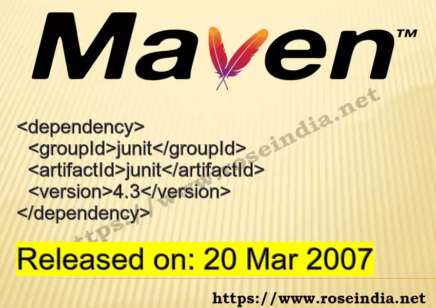 Maven dependency for  GROUP_ID - ARTIFACT_ID version VERSION_ID is released. Learn to use  ARTIFACT_ID version VERSION_ID in Maven based Java projects