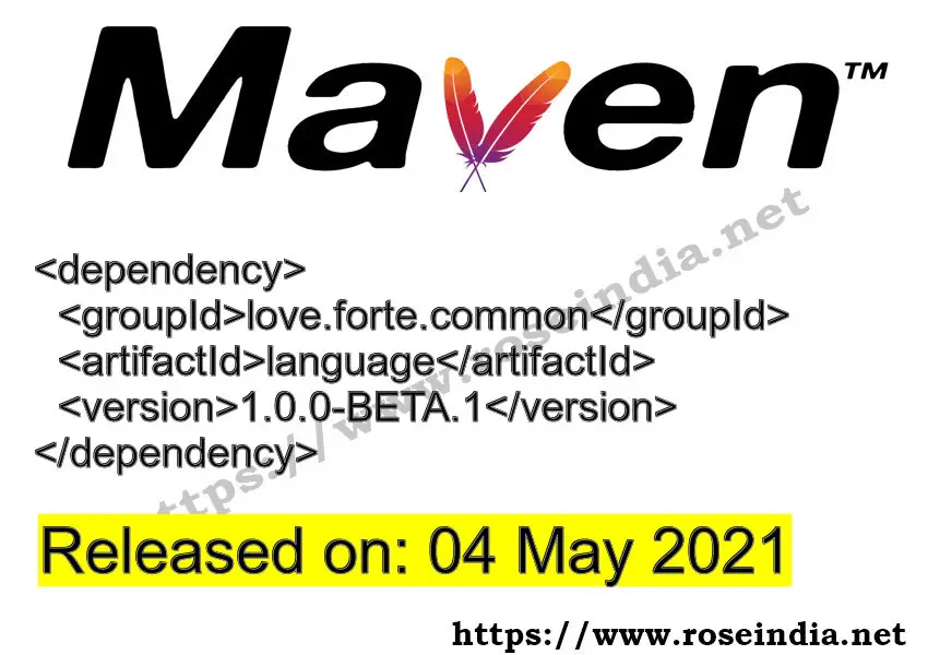 Maven Dependency release