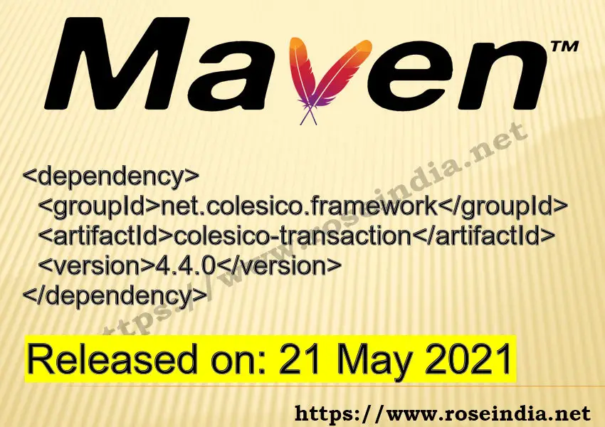 Maven Dependency release