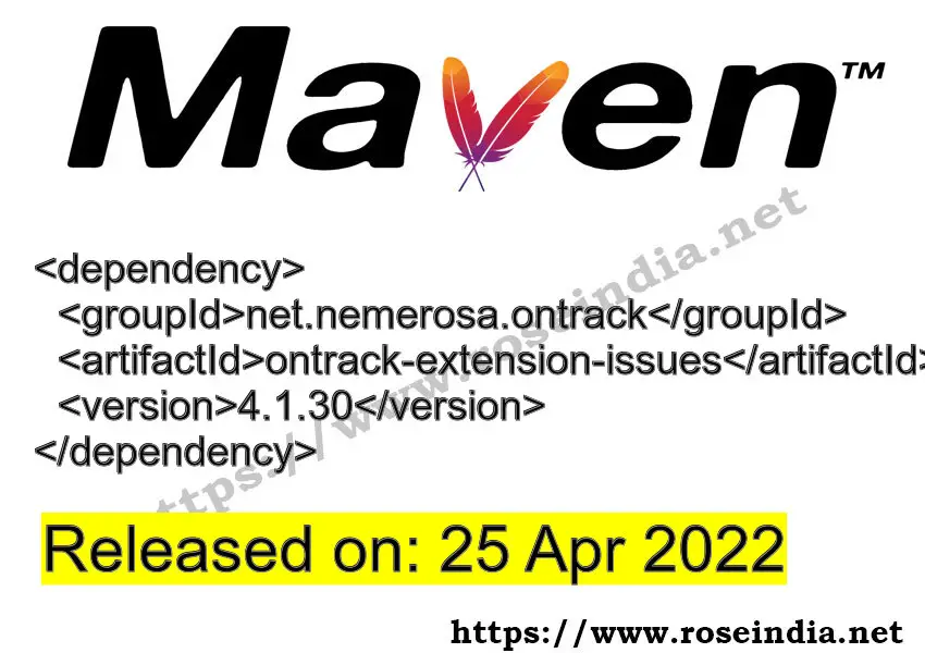 Maven Dependency release