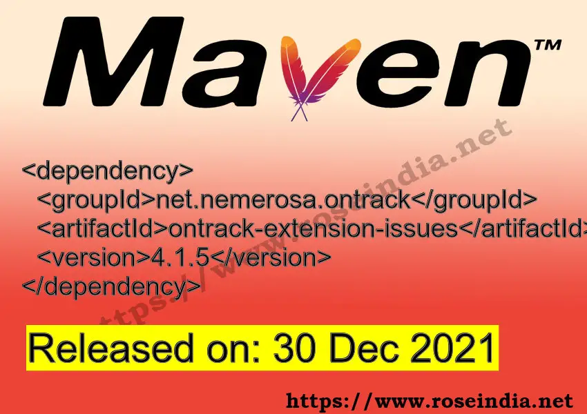 Maven Dependency release