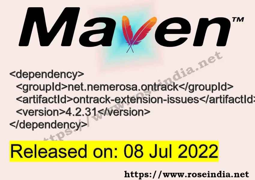 Maven Dependency release