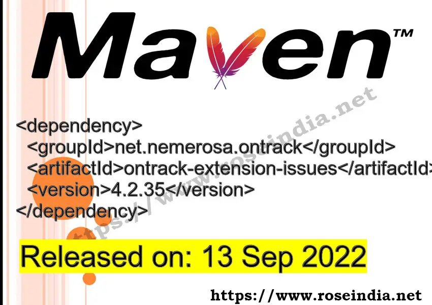 Maven Dependency release