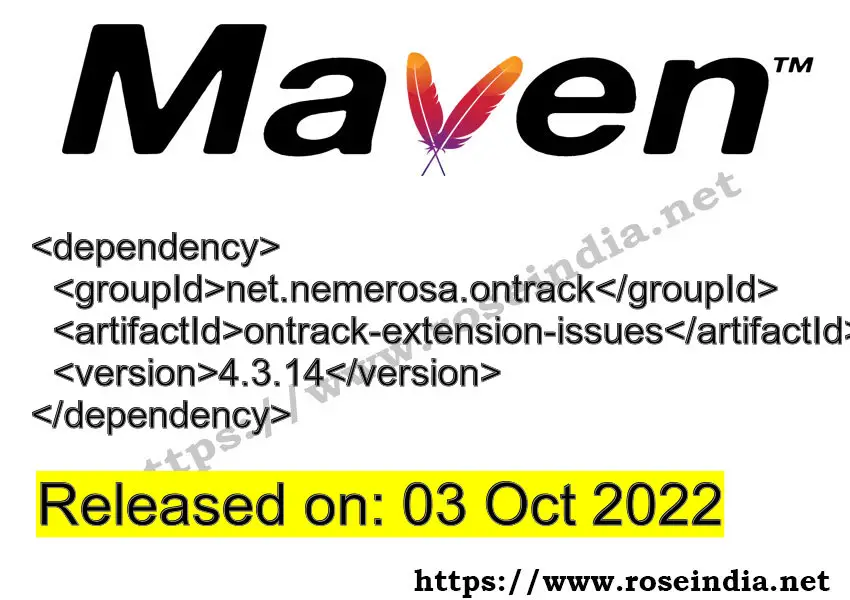 Maven Dependency release