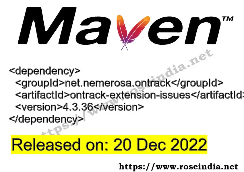 Maven Dependency release