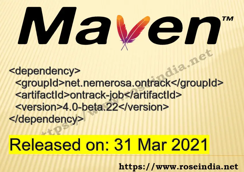 Maven Dependency release