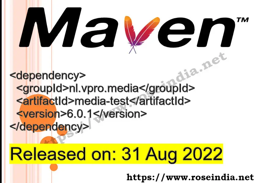 Maven Dependency release