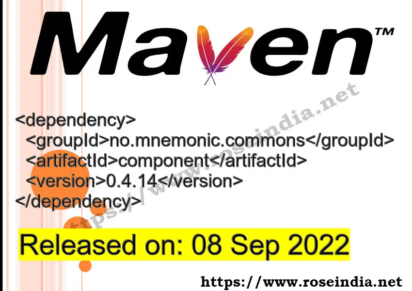 Maven Dependency release