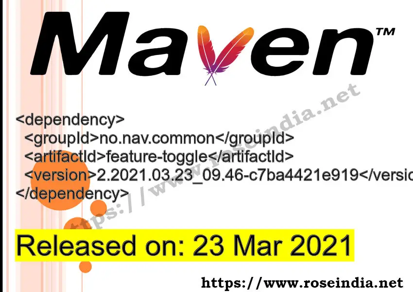 Maven Dependency release