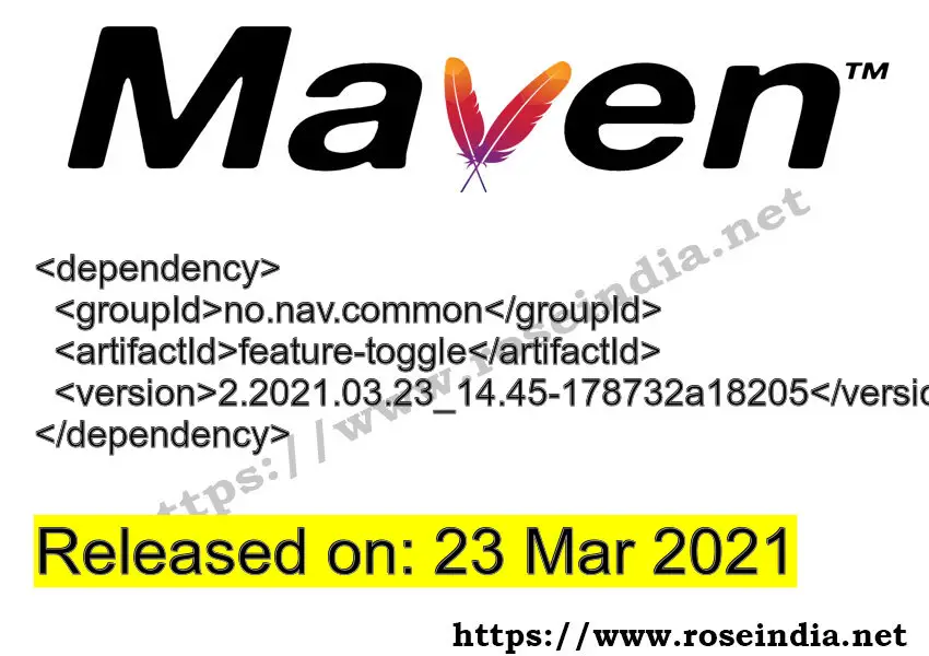 Maven Dependency release