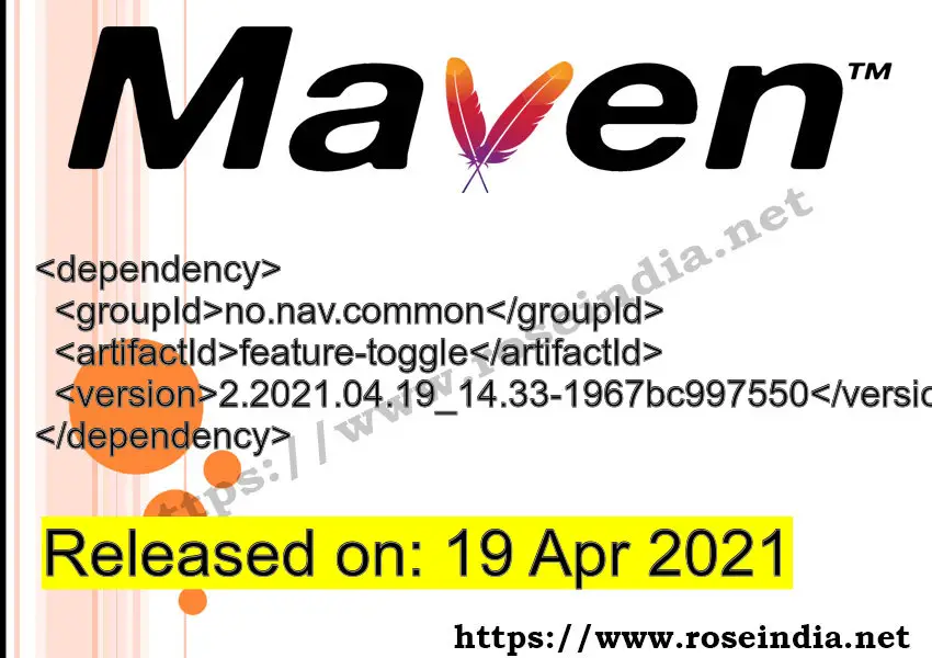 Maven Dependency release