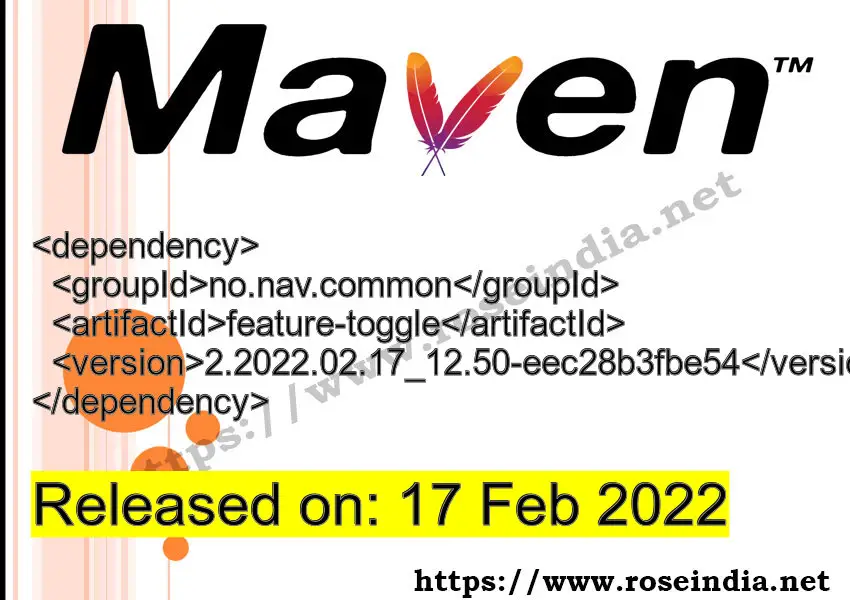 Maven Dependency release