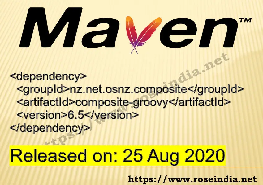 Maven Dependency release