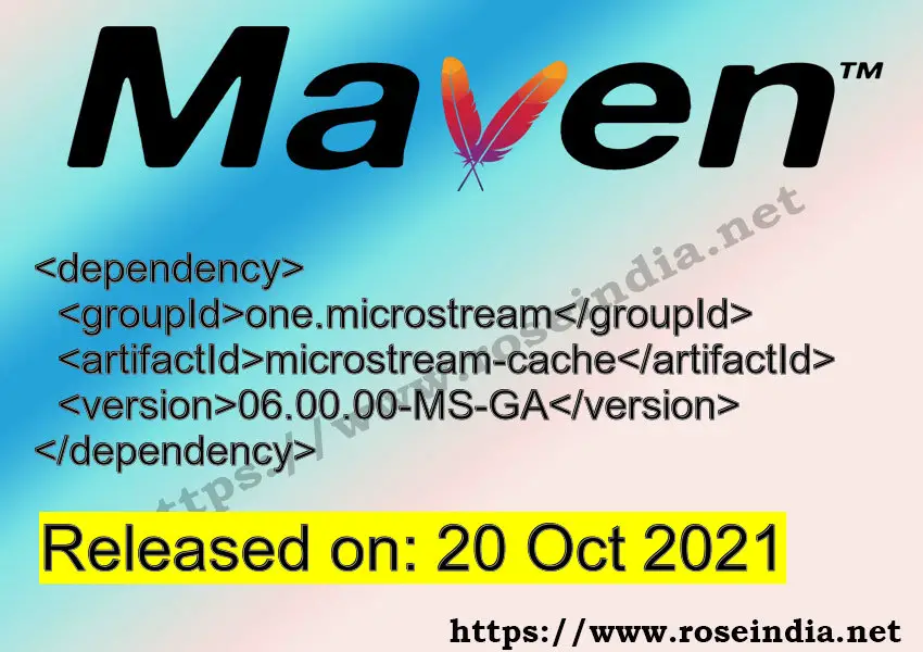 Maven Dependency release