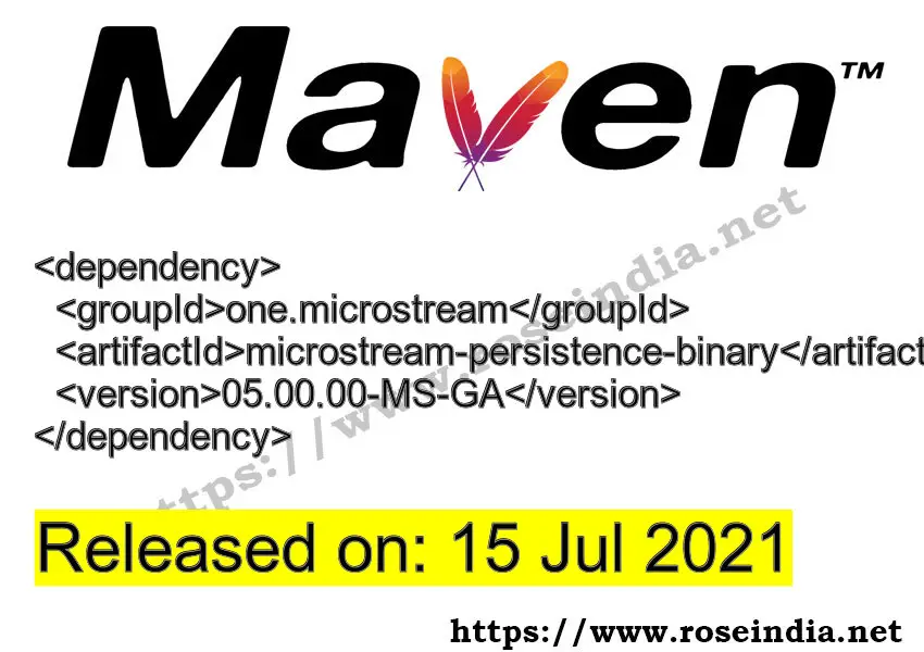 Maven Dependency release