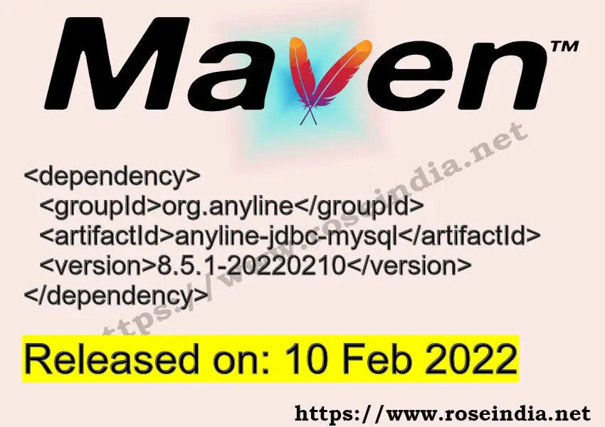 Maven Dependency release