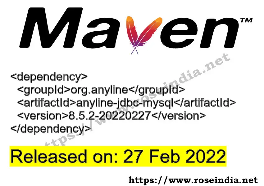 Maven Dependency release