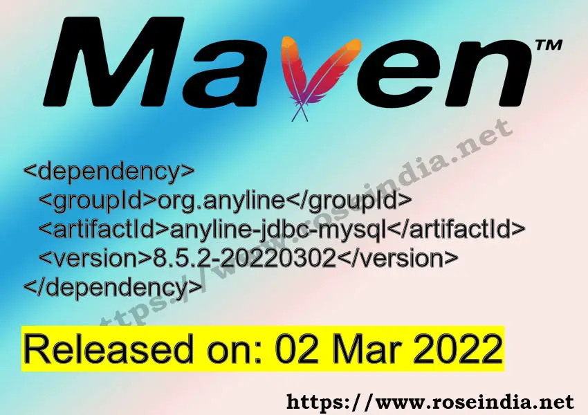 Maven Dependency release