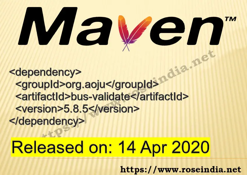 Maven Dependency release