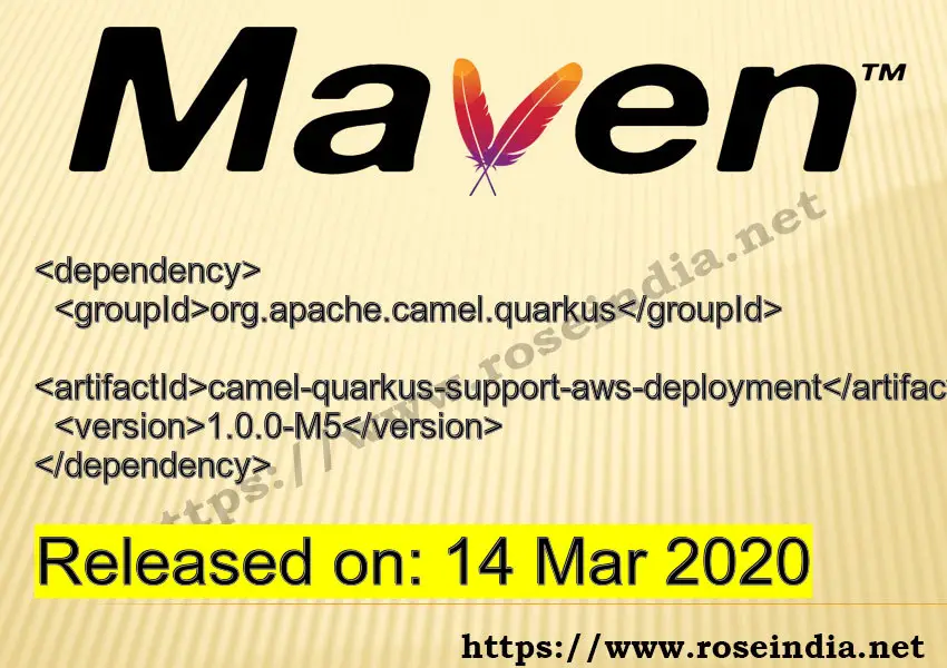 Maven Dependency release