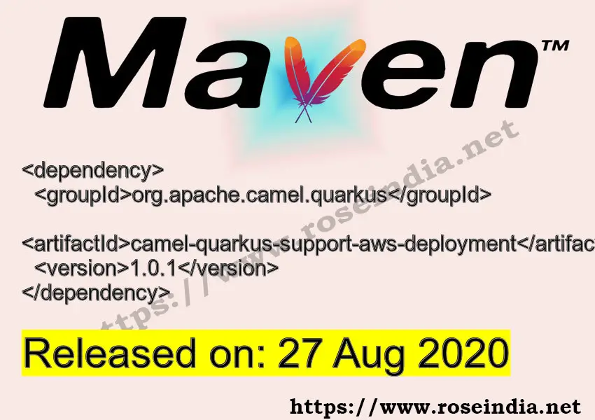 Maven Dependency release