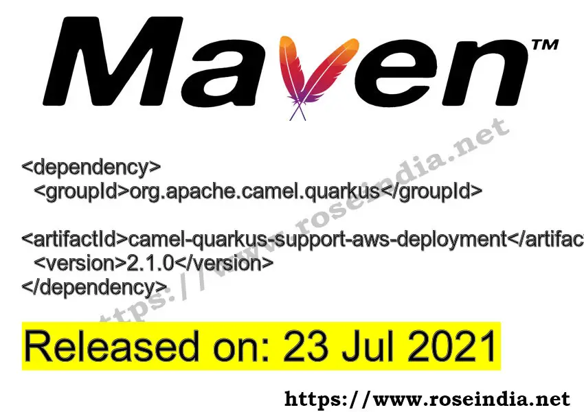 Maven Dependency release