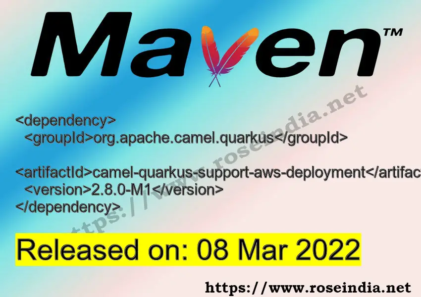 Maven Dependency release