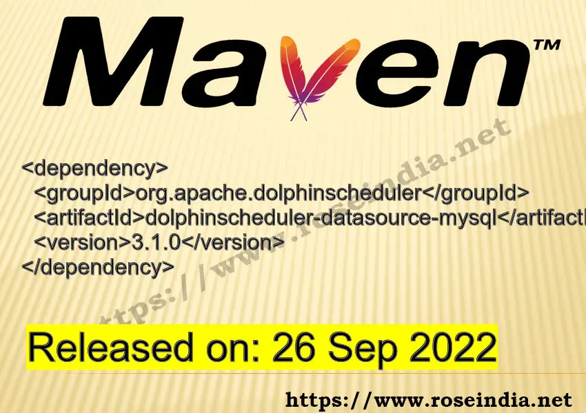 Maven Dependency release